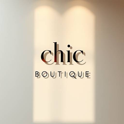 A sophisticated branding package developed for 'Chic Boutique,' a high-end fashion retailer.