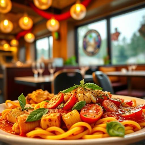 A vibrant promotional video showcasing the culinary delights of 'Bella Notte,' a local Italian restaurant.