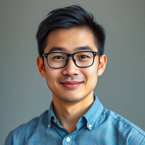 Photo of David Lee, CTO & Lead Developer, wearing glasses and looking confidently at the camera.